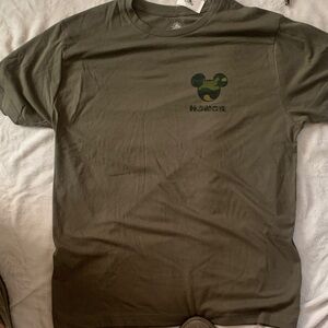 Disney Olive Camouflage Mickey Tee